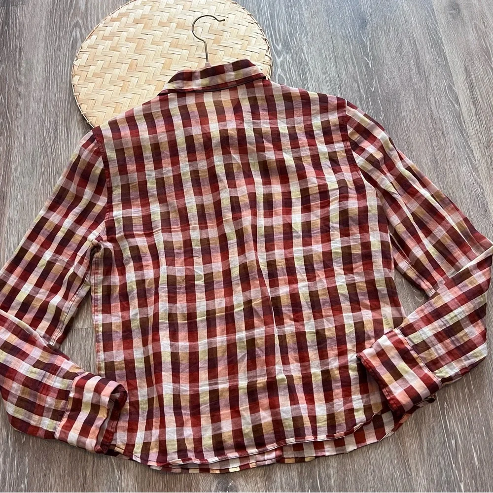 Miu miu plaid button down shirt - Picture 6 of 11